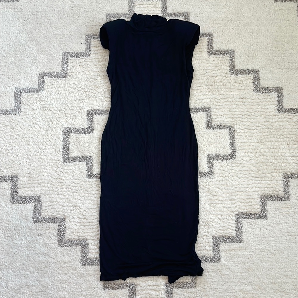 Good American Mock Neck Dress